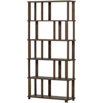 WOOOD Riss Boekenkast Eikenhout Naturel 186X90Cm