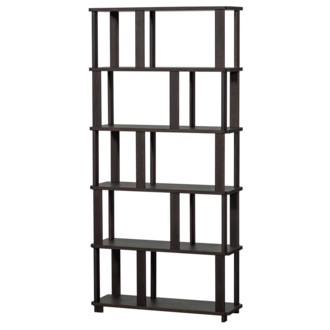 WOOOD Riss Boekenkast Eikenhout Mystic Brown 186X90 Cm
