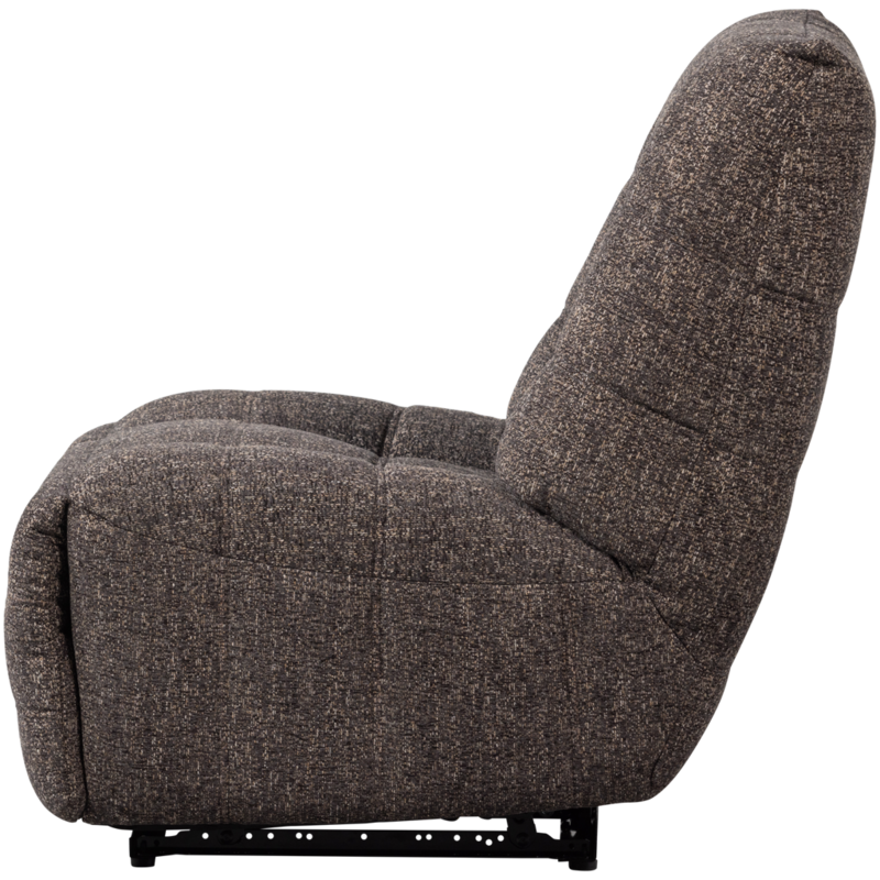 WOOOD-collectie Hein Relaxfauteuil Elektrisch Melange Antraciet/Bruin