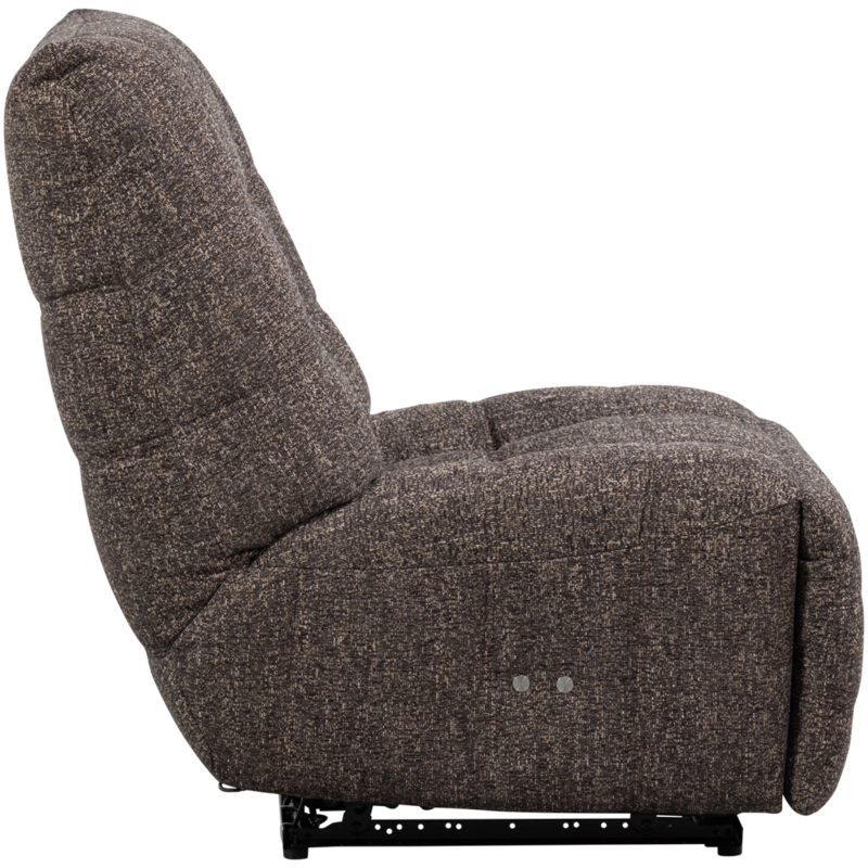 WOOOD-collectie Hein Relaxfauteuil Elektrisch Melange Antraciet/Bruin