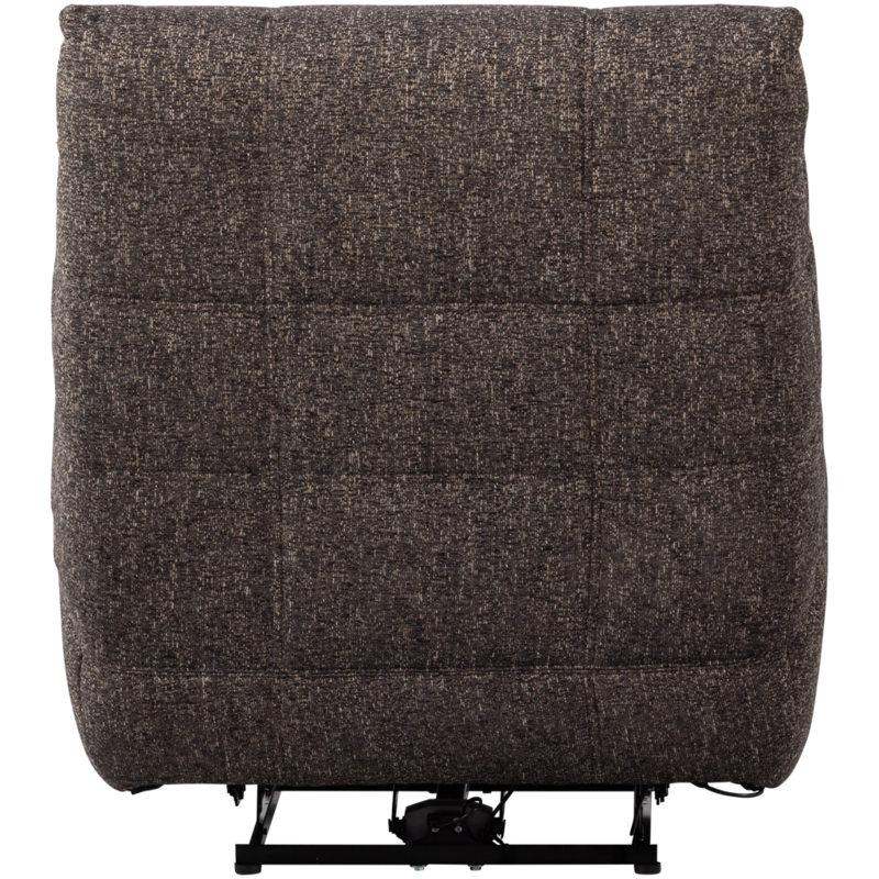 WOOOD-collectie Hein Relaxfauteuil Elektrisch Melange Antraciet/Bruin