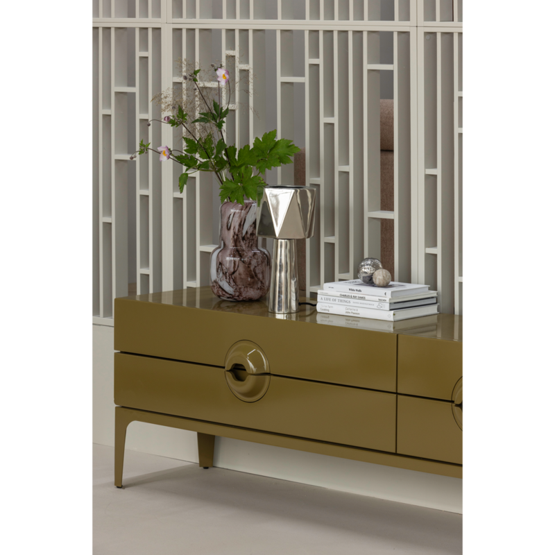 WOOOD-collectie Merge Tv Meubel Hout Honinggeel