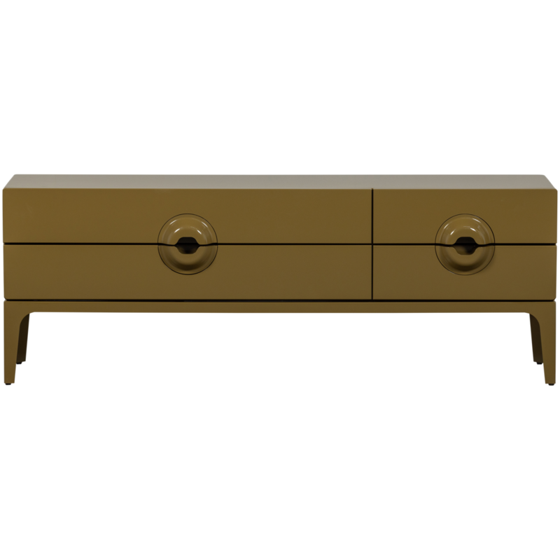 WOOOD-collectie Merge Tv Meubel Hout Honinggeel