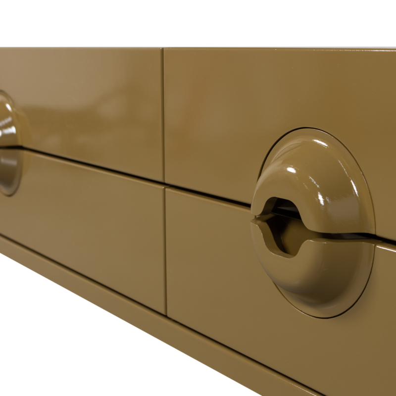 WOOOD-collectie Merge Tv Meubel Hout Honinggeel