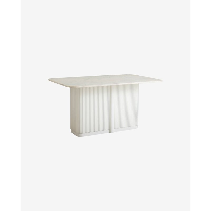 Nordal-collectie ERISO eettafel - Ivory nature marmeren tafelblad