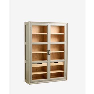 Nordal VIVA wall cabinet, 2 doors - grey