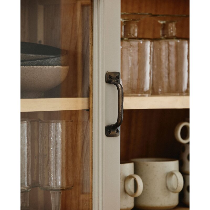 Nordal-collectie VIVA wall cabinet, 2 doors - grey