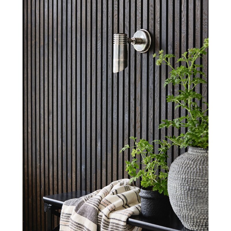 Nordal-collectie BRAGI wall lamp, outdoor - chrome