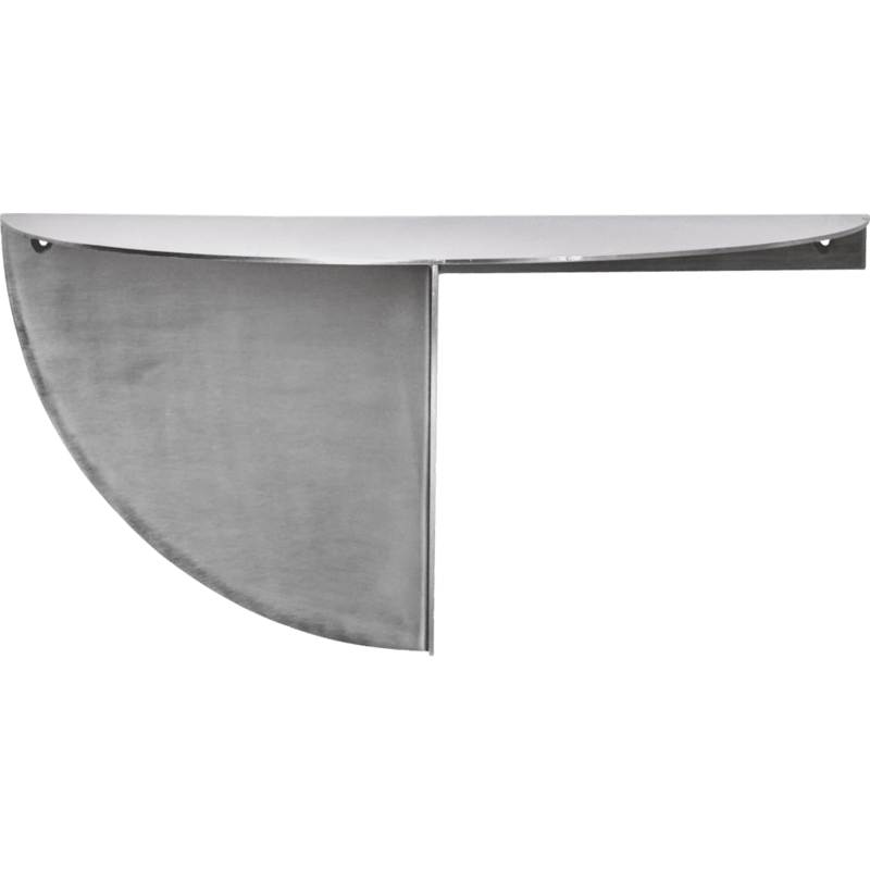 House Doctor-collectie Side table Mega Brushed silver finish