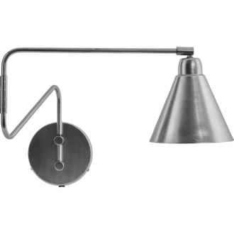 House Doctor Wandlamp Game Geborstelde zilveren afwerking