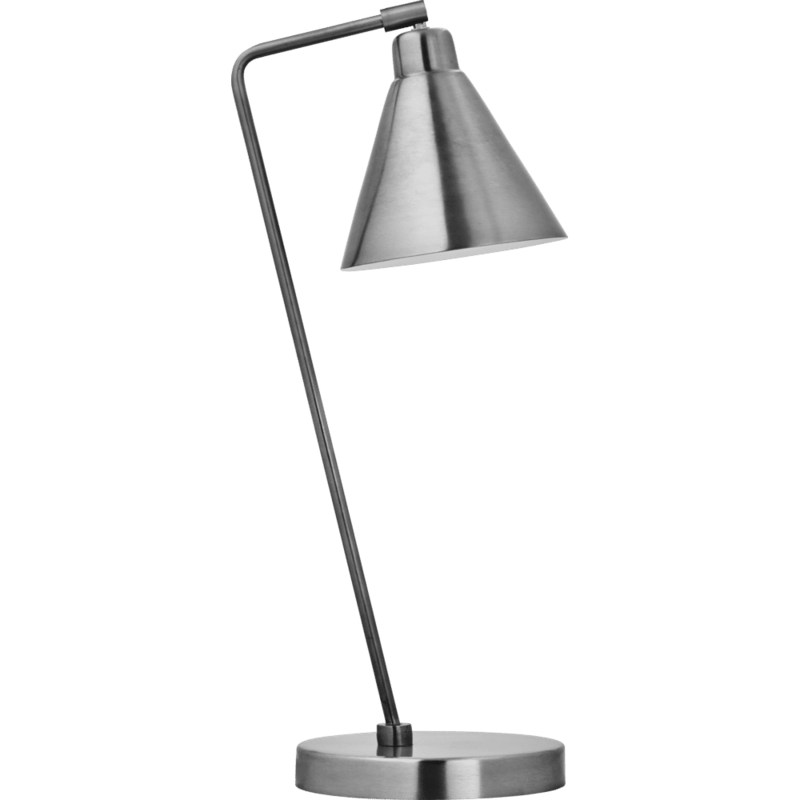 House Doctor-collectie Table lamp Game Brushed silver finish