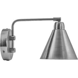 House Doctor Wandlamp Game Geborstelde zilveren afwerking