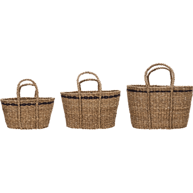 House Doctor-collectie Manden Laine Naturel - set van 3