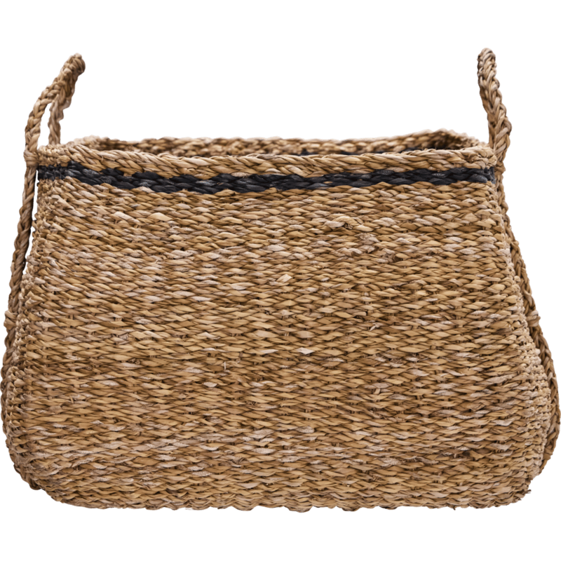 House Doctor-collectie Manden Laine Naturel Zwart - set van 3
