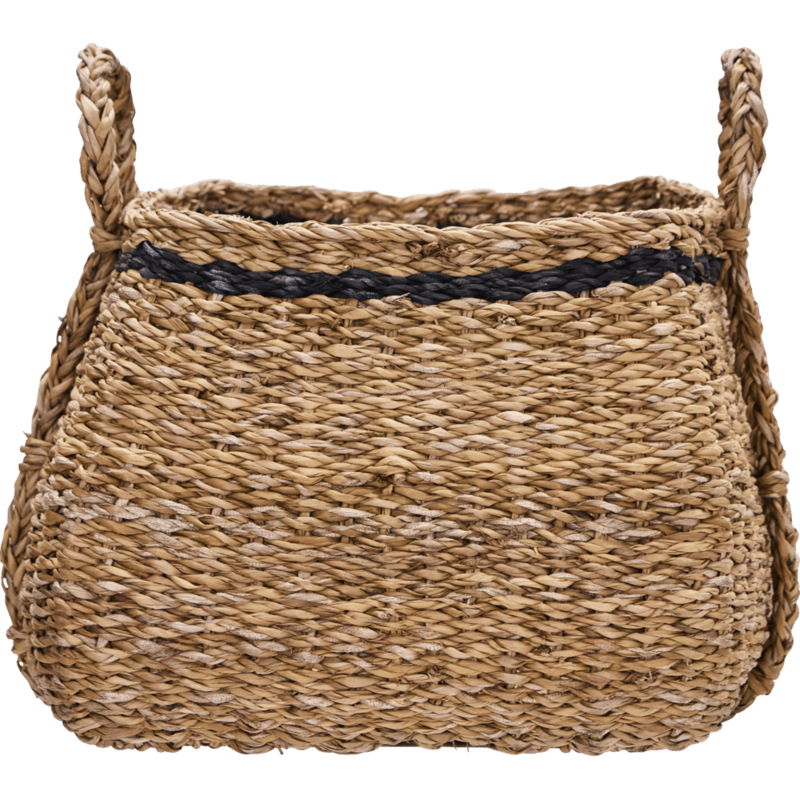 House Doctor-collectie Manden Laine Naturel Zwart - set van 3