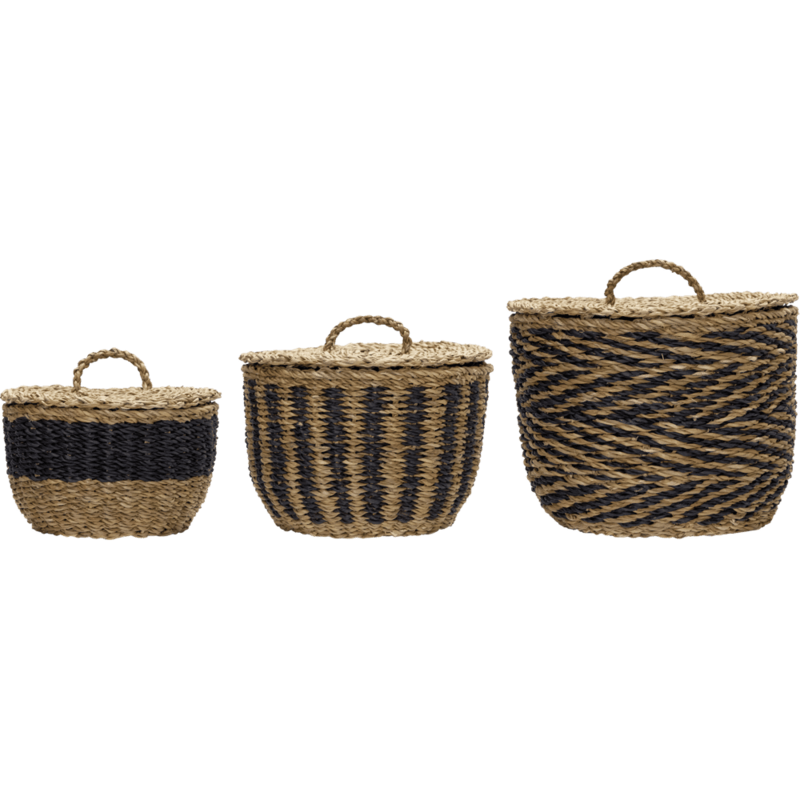 House Doctor-collectie Opbergmand Cesto Multi - set van 3