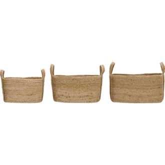 House Doctor Opbergmand Stella Naturel - set van 3
