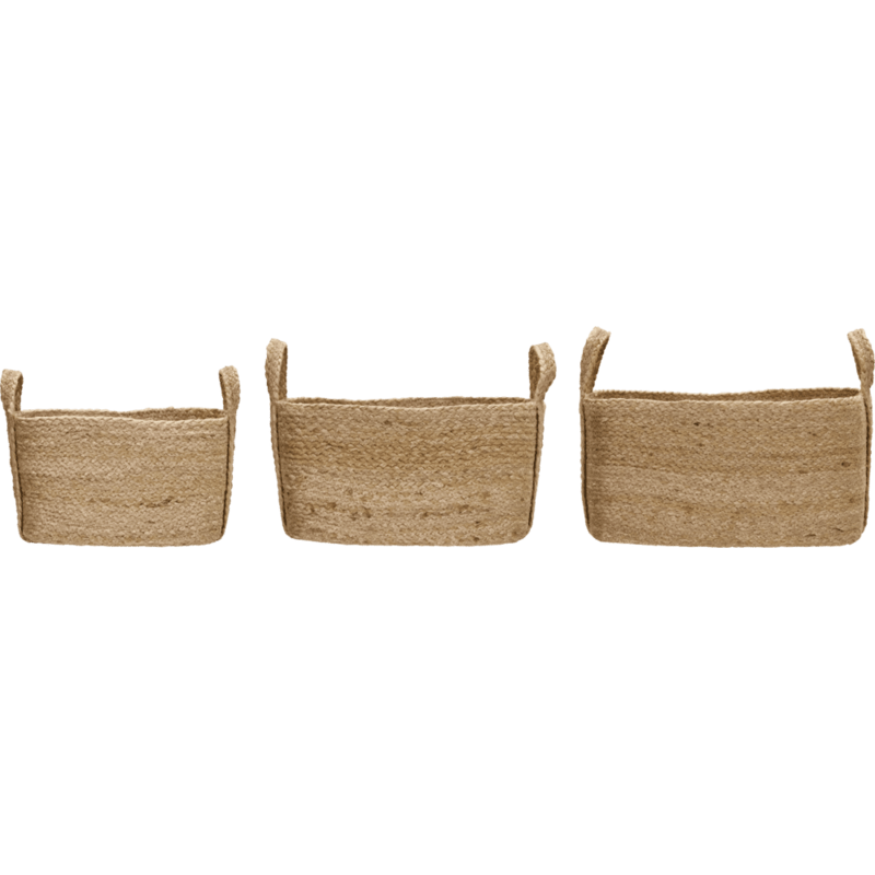House Doctor-collectie Opbergmand Stella Naturel - set van 3