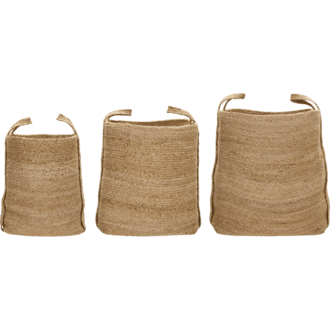 House Doctor Opbergmand Stella Naturel - set van 3