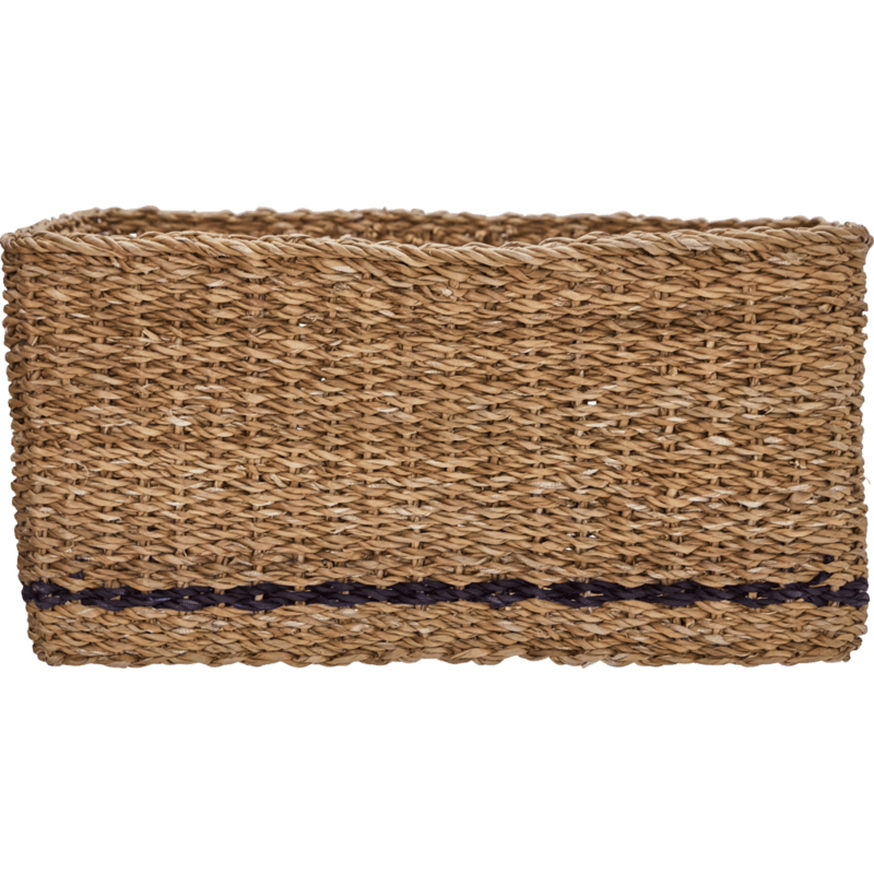 House Doctor-collectie Opbergmand Squares Naturel -set van 6