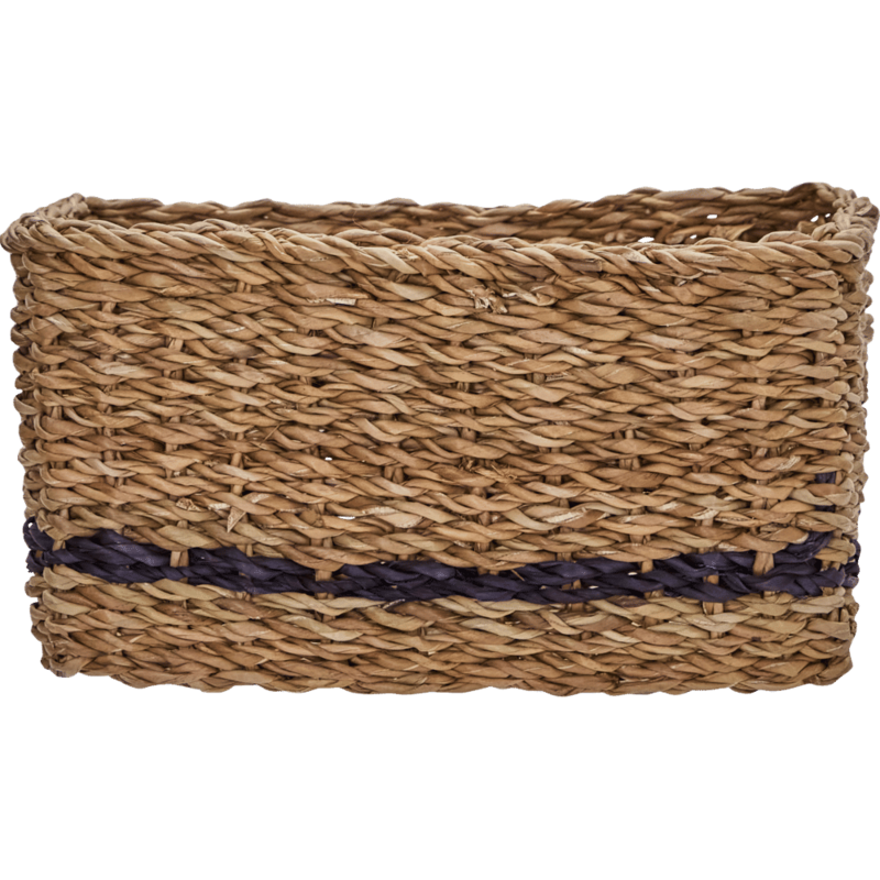House Doctor-collectie Opbergmand Squares Naturel -set van 6