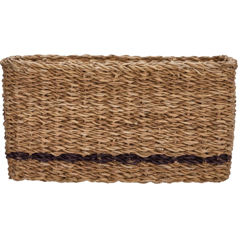House Doctor-collectie Opbergmand Squares Naturel -set van 6