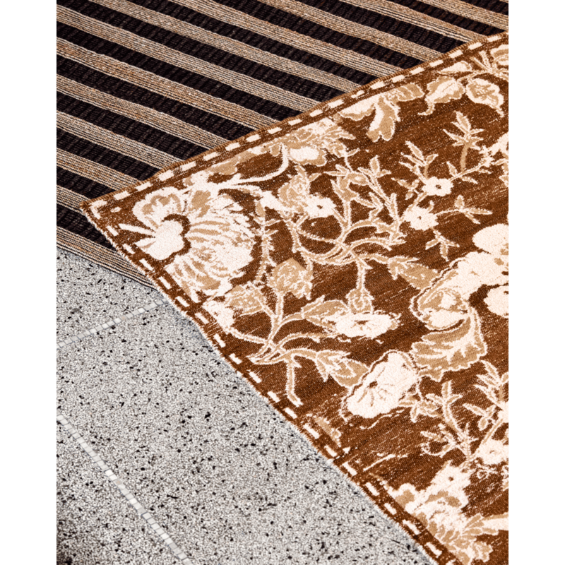 House Doctor-collectie Vloerkleed Bloss Bruin