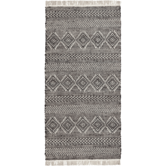 House Doctor Vloerkleed Ethnic Zwart Naturel