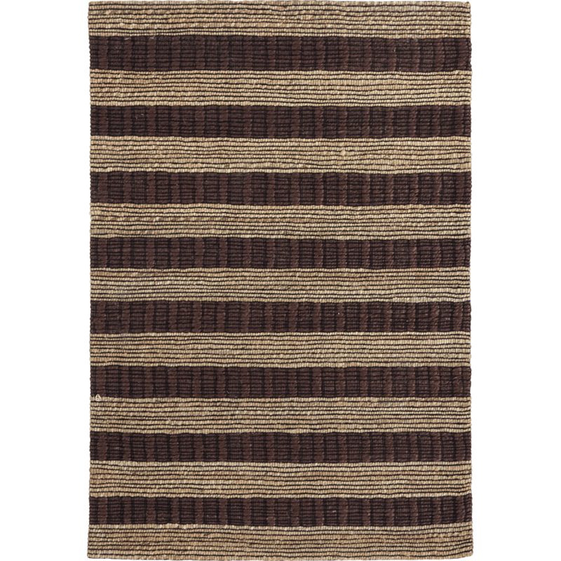 House Doctor-collectie Vloerkleed Block Bruin Naturel