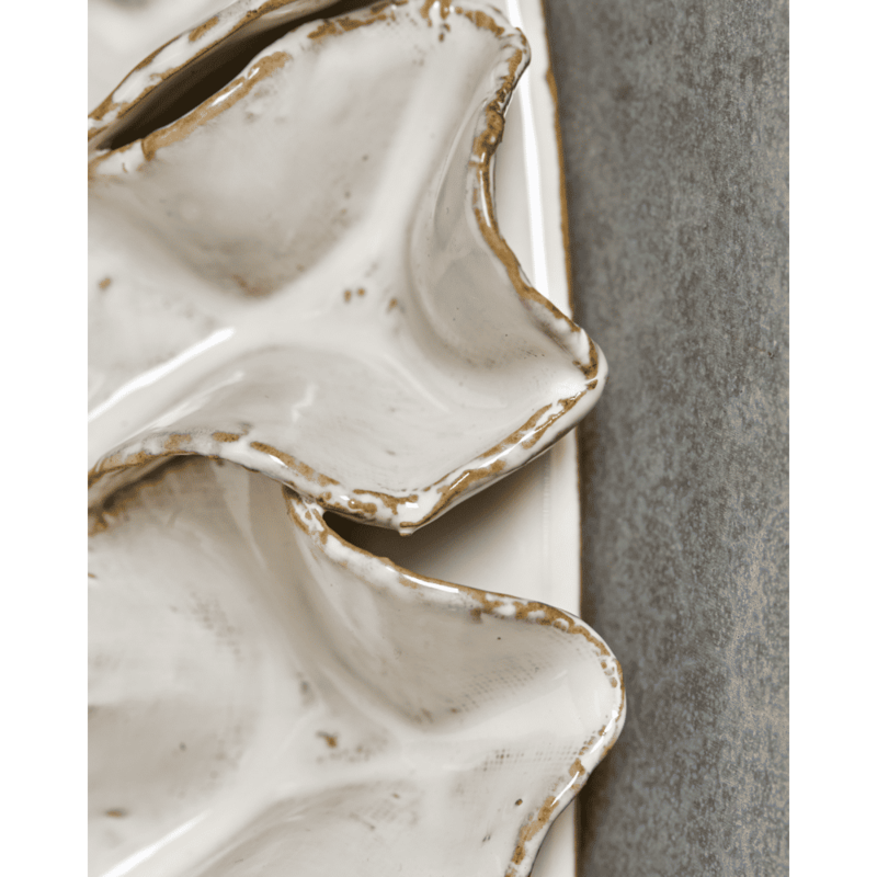 House Doctor-collectie Wandkunst Fold Gebroken wit