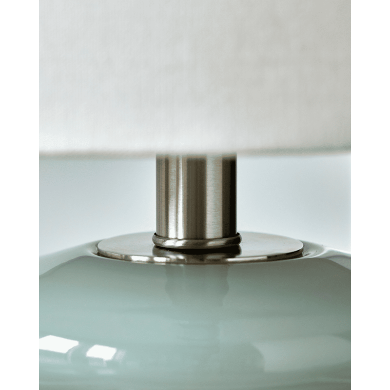 House Doctor-collectie Tafellamp Step S Lichtblauw Gebroken wit