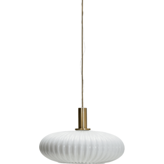 House Doctor Hanglamp Fort Antieke koperen afwerking Gebroken wit