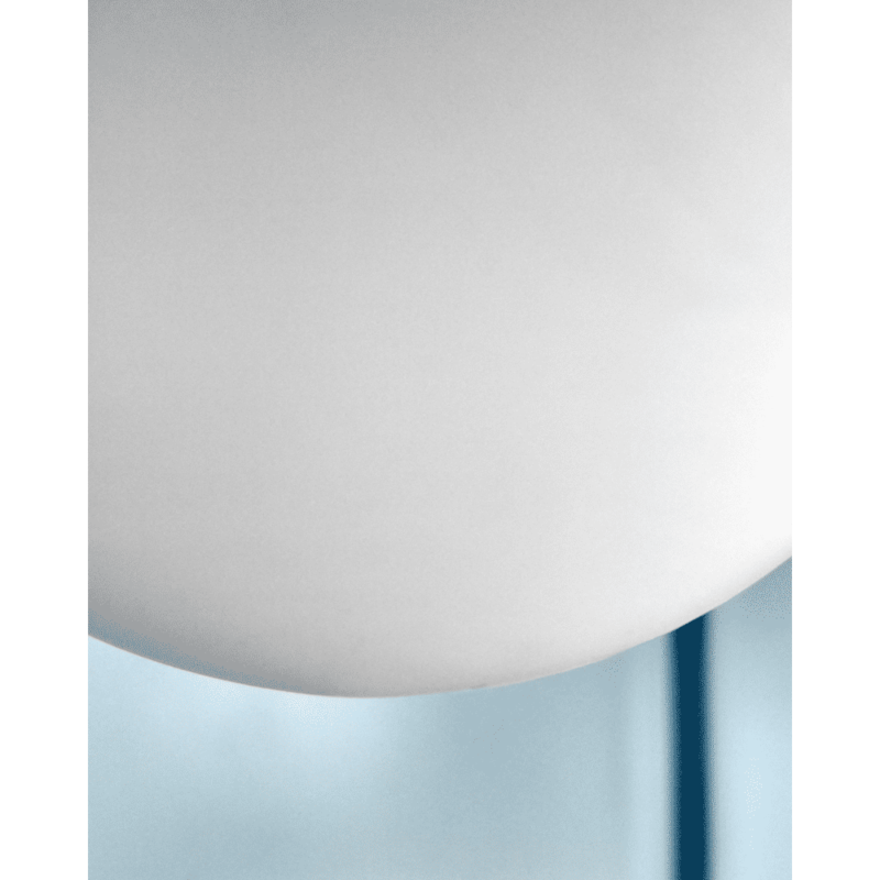 House Doctor-collectie Hanglamp Coin Geborstelde zilveren afwerking Mat wit