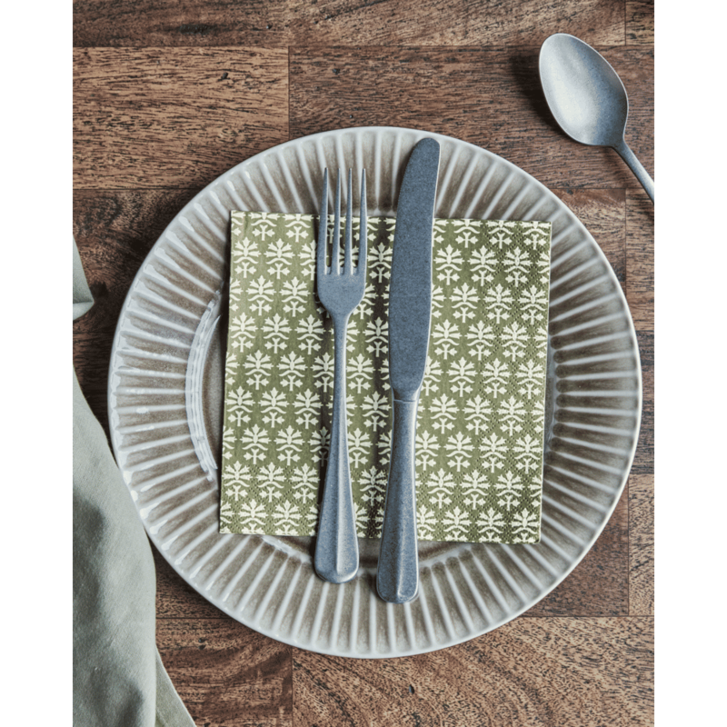 House Doctor-collectie Bestekset, HDBrush, Zilveren afwerking