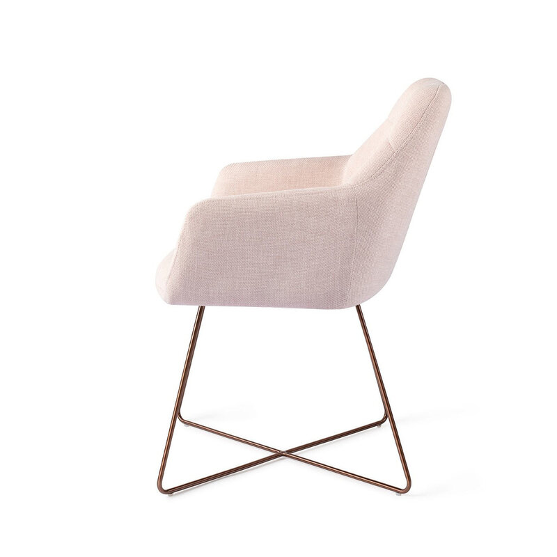 Jesper Home Noto Petal Pink Eetkamerstoel - Cross Rose