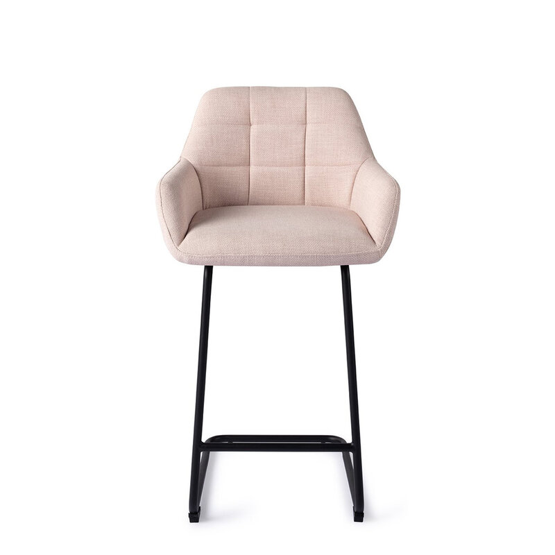 Jesper Home Noto Petal Pink Barkruk - Arch Black (L)