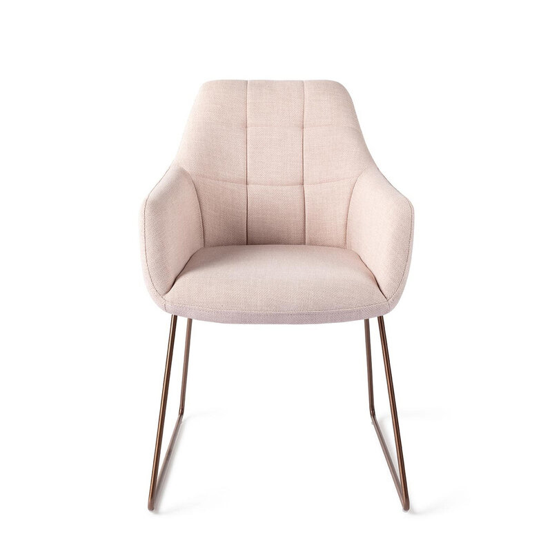 Jesper Home Noto Petal Pink Eetkamerstoel - Slide Rose