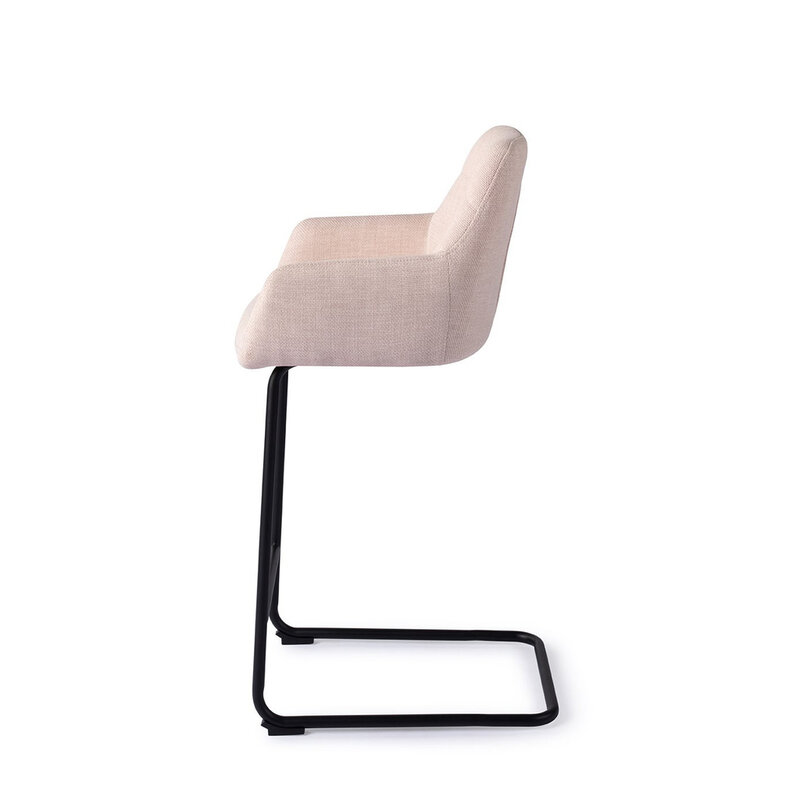 Jesper Home Noto Petal Pink Barkruk - Arch Black (L)
