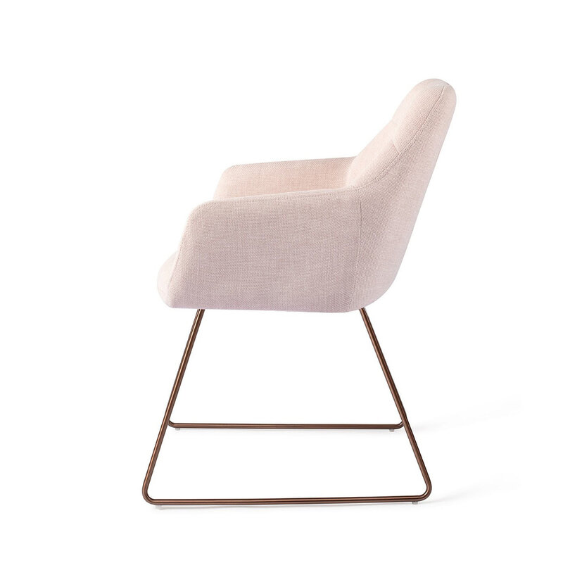 Jesper Home Noto Petal Pink Eetkamerstoel - Slide Rose