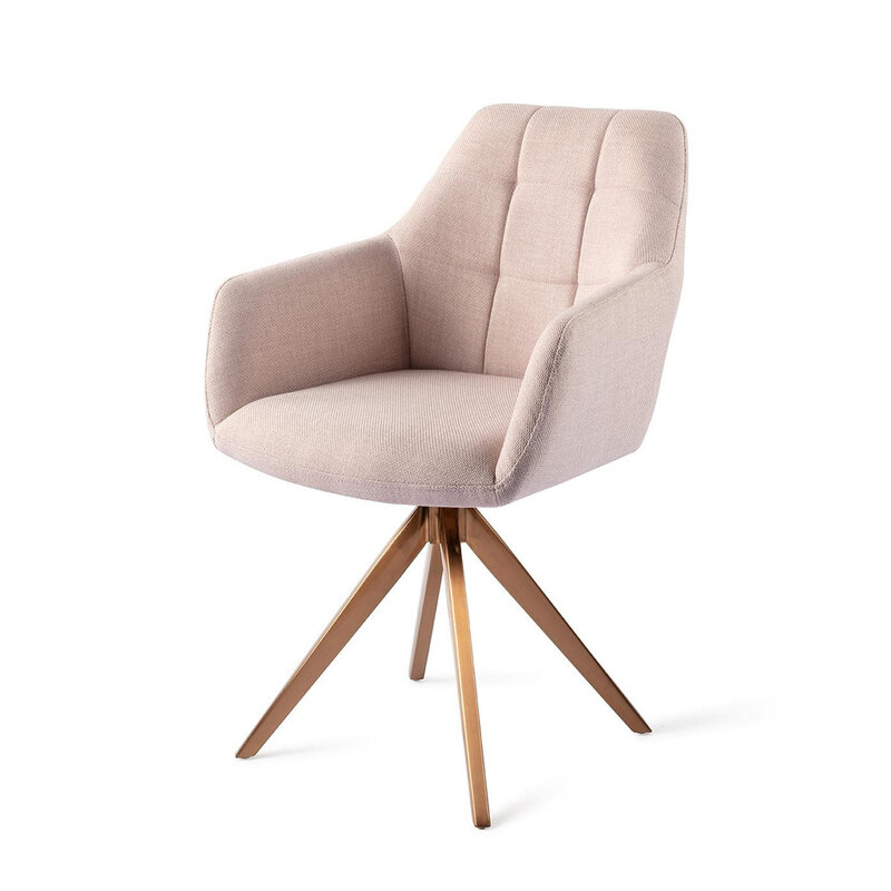Jesper Home Noto Petal Pink Eetkamerstoel - Turn Rose