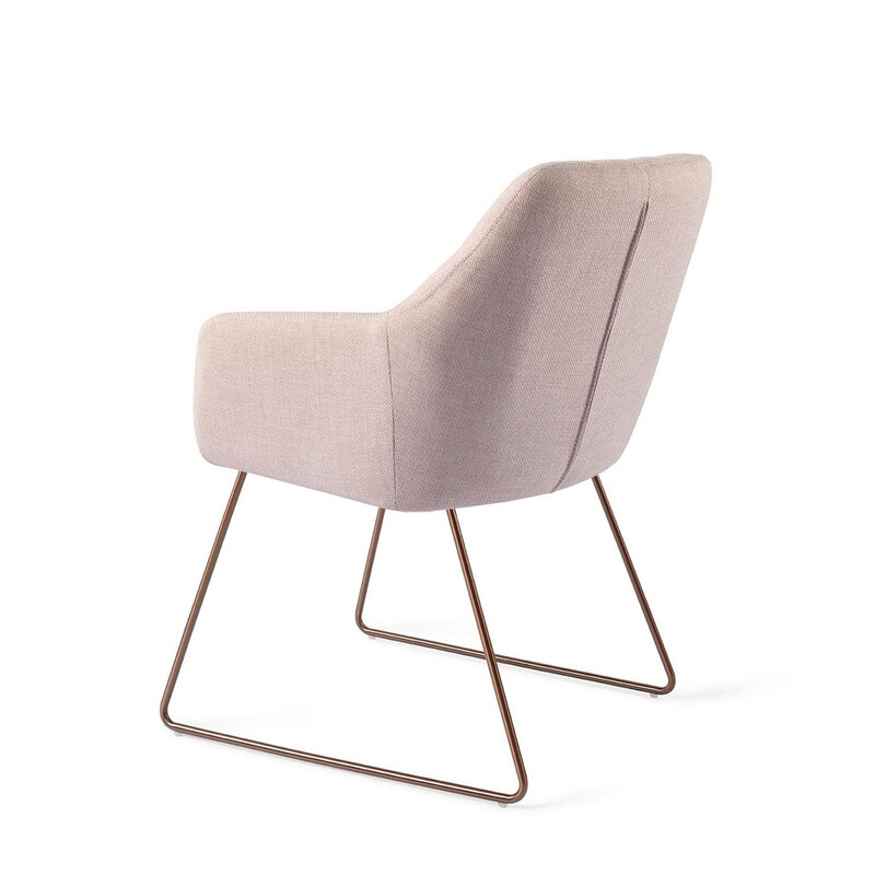 Jesper Home Noto Petal Pink Eetkamerstoel - Slide Rose