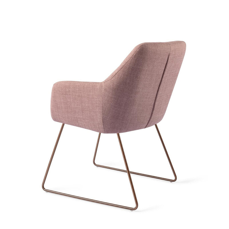 Jesper Home Noto VIntage Rose Eetkamerstoel - Slide Rose