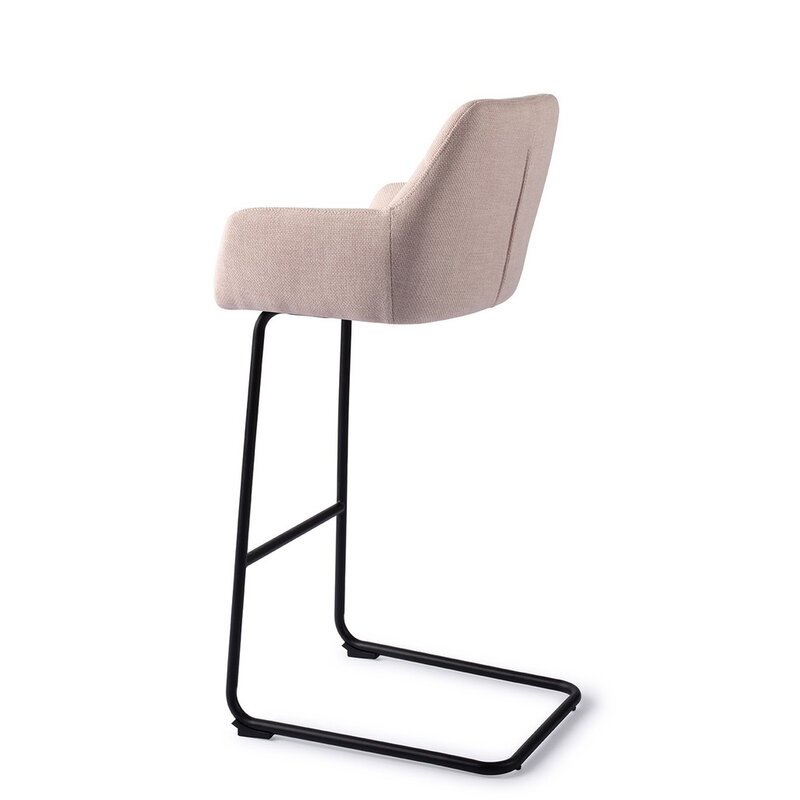 Jesper Home Noto Petal Pink Barkruk - Arch Black (H)