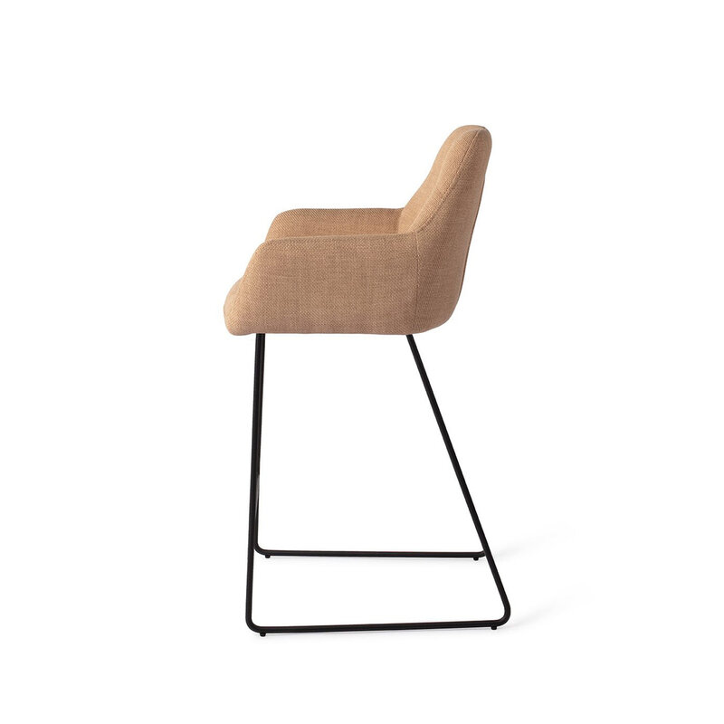Jesper Home Noto Toasted Toffee Barkruk - Slide Black (L)