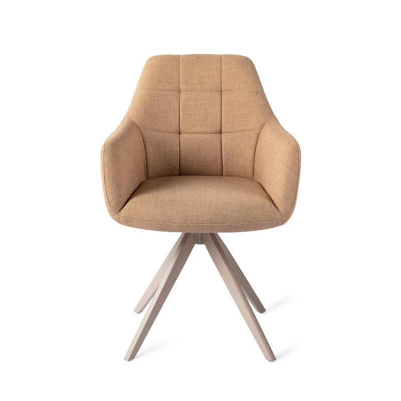 Jesper Home Noto Toasted Toffee Eetkamerstoel - Turn Beige