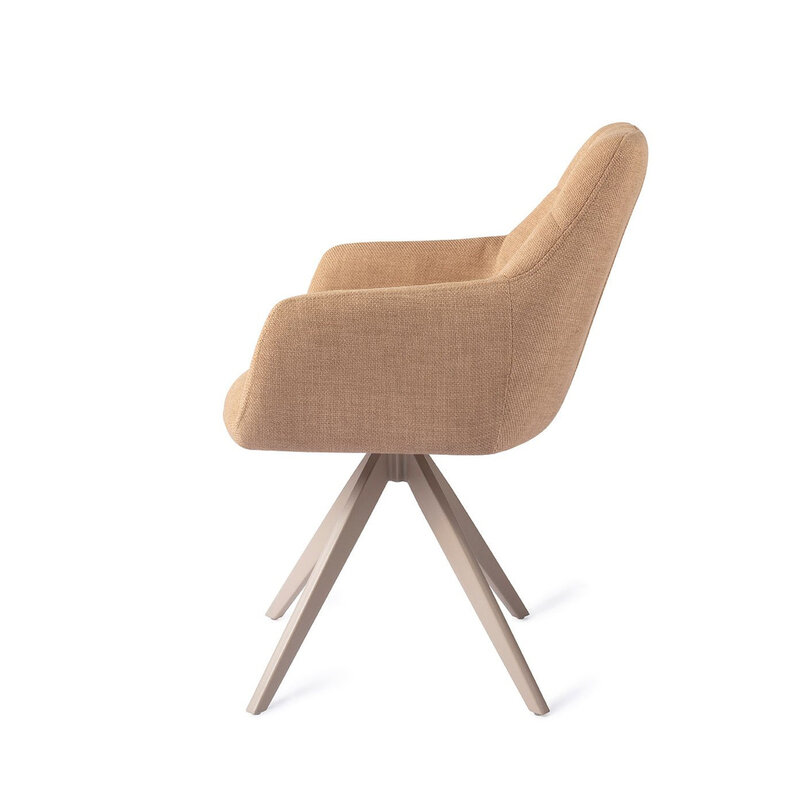 Jesper Home Noto Toasted Toffee Eetkamerstoel - Turn Beige