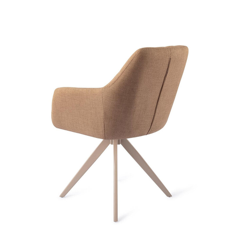 Jesper Home Noto Toasted Toffee Eetkamerstoel - Turn Beige