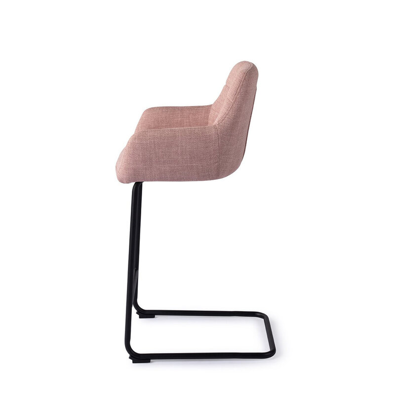 Jesper Home Noto Vintage Rose Barkruk - Arch Black (L)