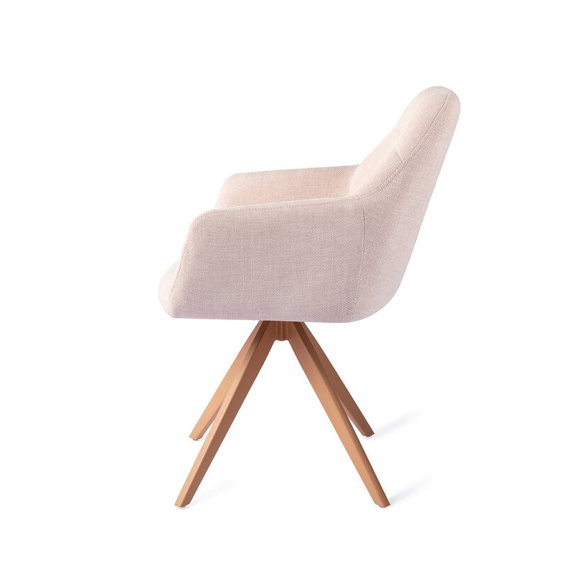 Jesper Home Noto Petal Pink Eetkamerstoel - Turn Peach