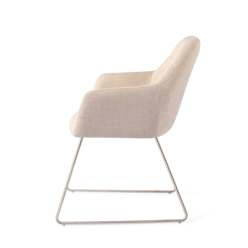 Jesper Home Noto Overnight Oats Eetkamerstoel - Slide Steel